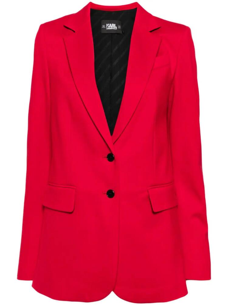 Karl Lagerfeld tailored single-breasted blazer Cover