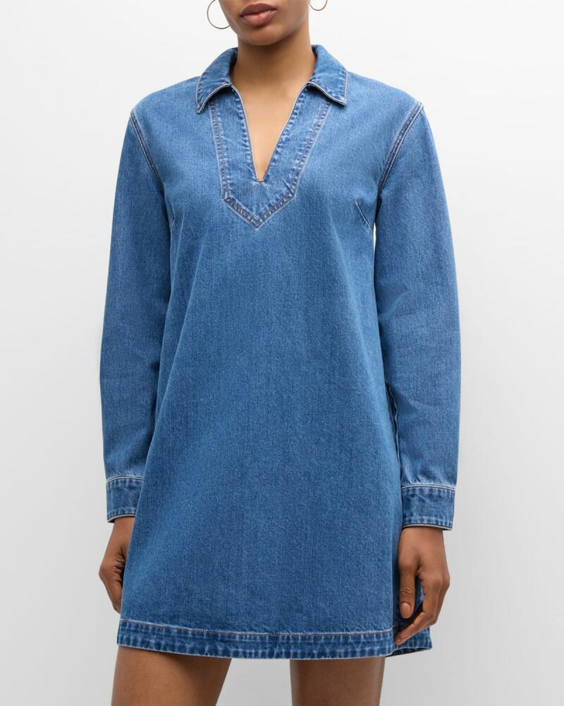 Veronica Beard Wasta Denim Tunic Dress Cover