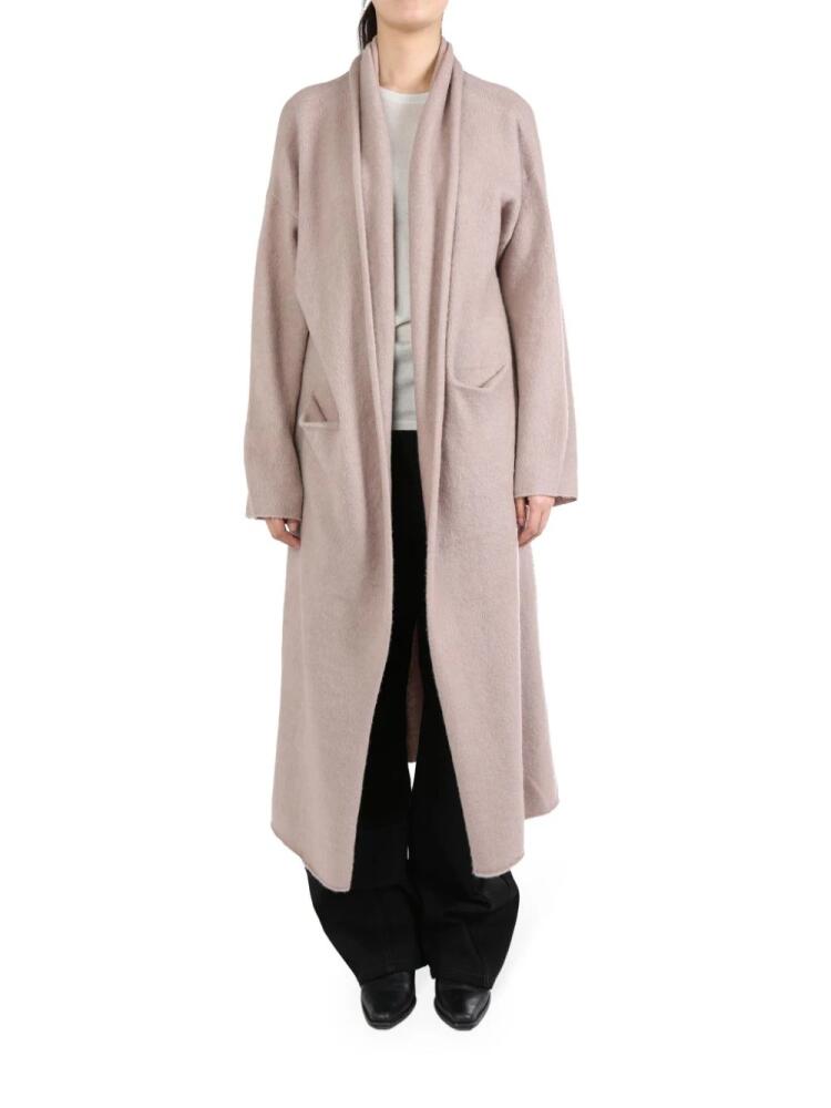 Frenckenberger cashmere cardi-coat - Pink Cover