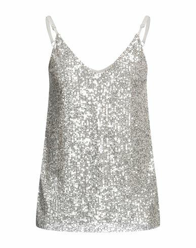 Le Sarte Del Sole Woman Top Light grey Polyester, Elastane Cover