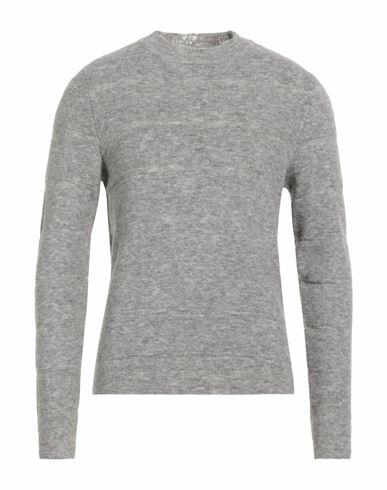 Grey Daniele Alessandrini Man Sweater Light grey Acrylic, Wool, Polyester, Polyamide Cover