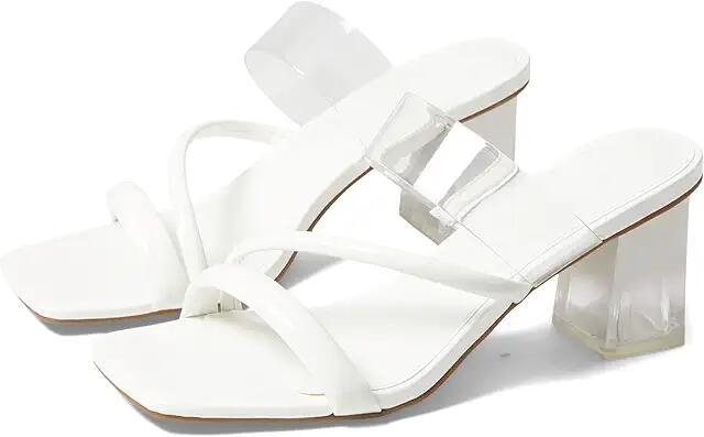 Anne Klein Faye (White/Clear) Women's Shoes Cover