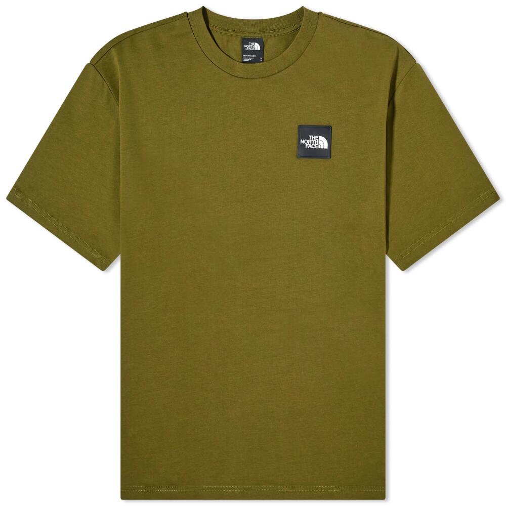 The North Face Men's NSE Patch T-Shirt in Forest Olive Cover