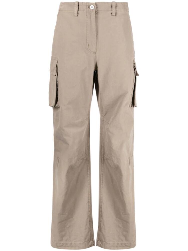 OUR LEGACY cargo-pocket cotton wide-leg jeans - Brown Cover