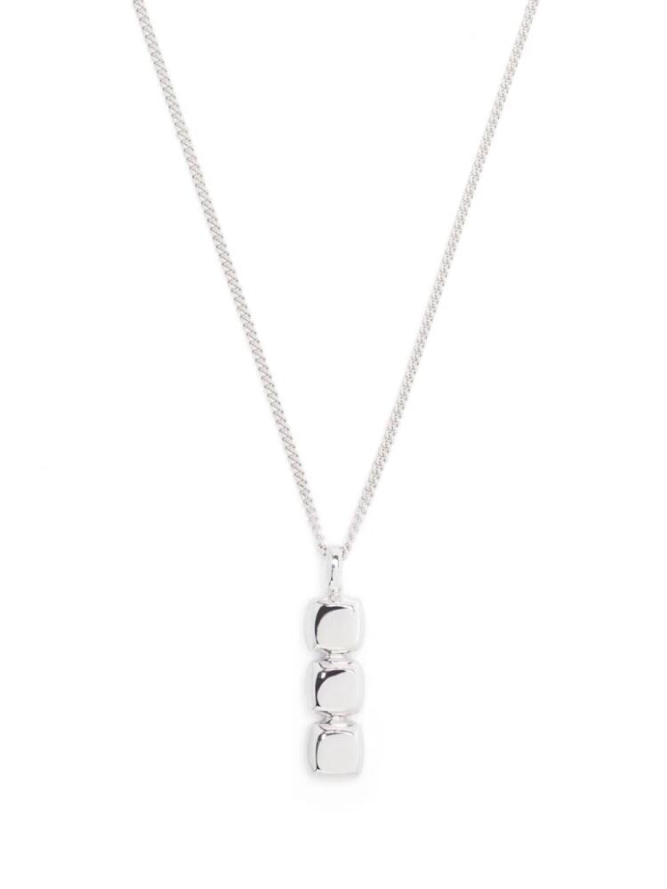 Tom Wood mini cushion pendant necklace - Silver Cover