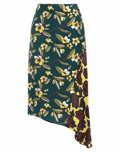 Weekend Max Mara Woman Midi skirt Deep jade Silk Cover