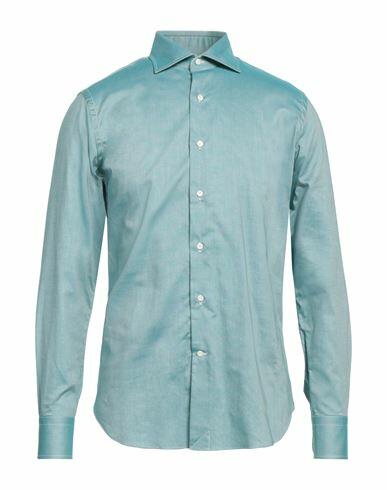 Alessandro Gherardi Man Shirt Deep jade Size 17 ¾ Cotton Cover