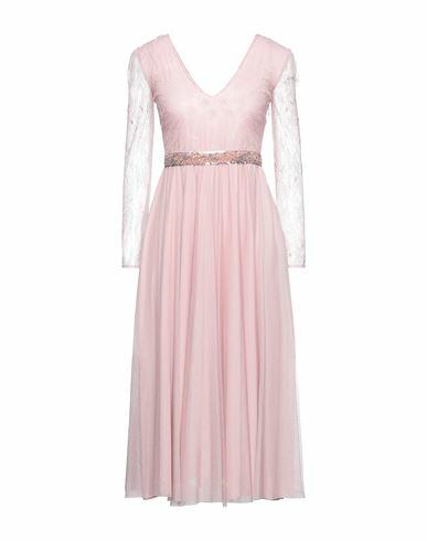 Patrizia Pepe Sera Woman Midi dress Pastel pink Polyamide Cover