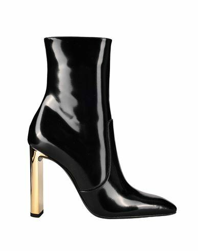 Saint Laurent Saint Laurent Auteuil Ankle Boots Woman Ankle boots Black Leather Cover