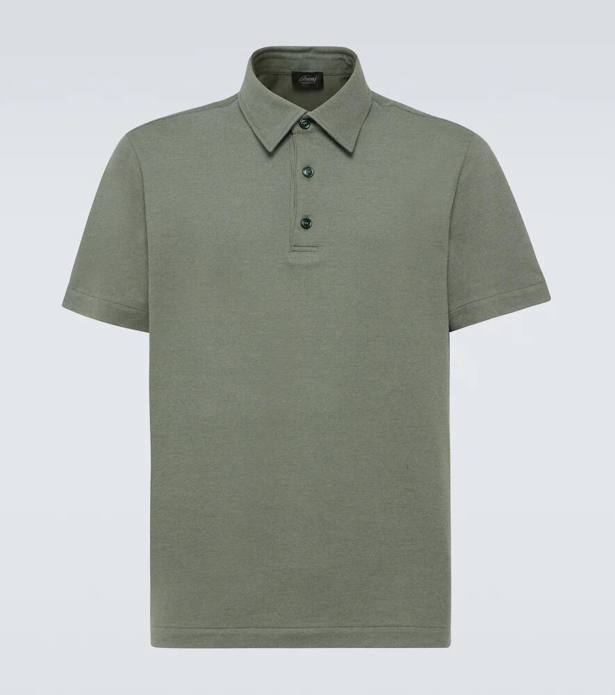 Brioni Cotton piqué polo shirt Cover