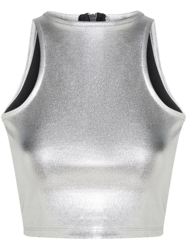 Karl Lagerfeld Jeans metallic tank top - Silver Cover