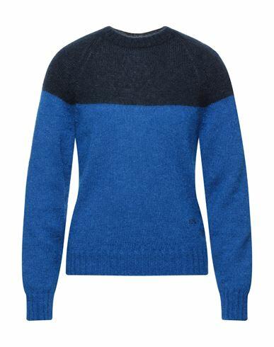 Alexander Mcqueen Man Sweater Blue Acrylic, Wool, Polyester Cover