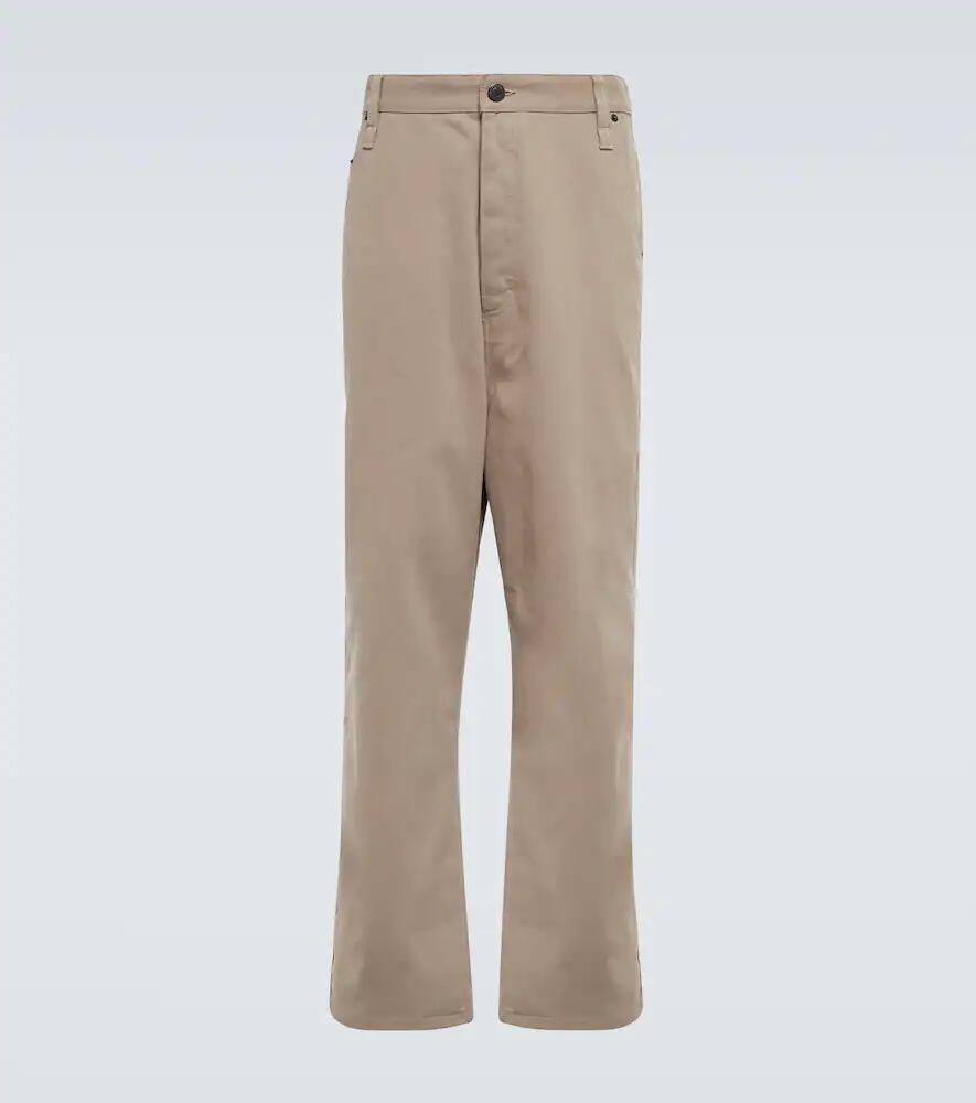 Ami Paris Alex Fit straight cotton gabardine pants Cover