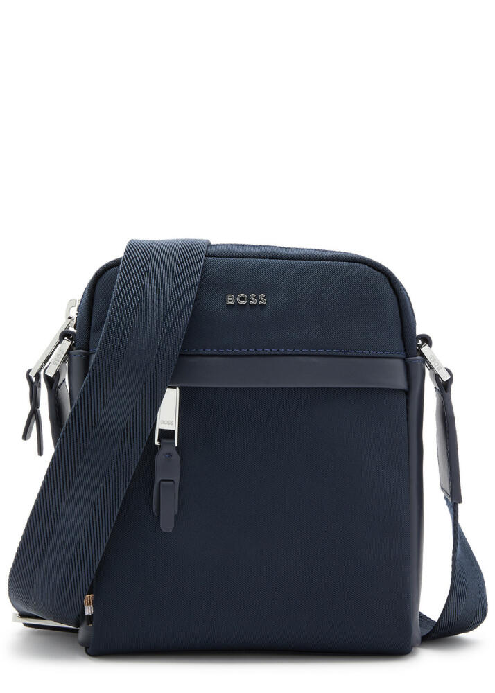 Boss Highway Canvas Cross-body bag - Blue Cover