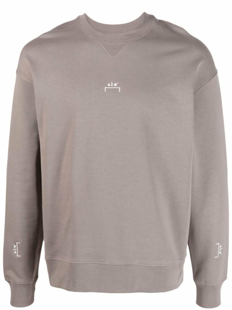 A-COLD-WALL* Essential crew-neck sweatshirt - Grey Cover