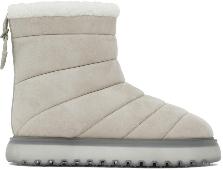 Moncler Beige Hermosa Snow Boots Cover