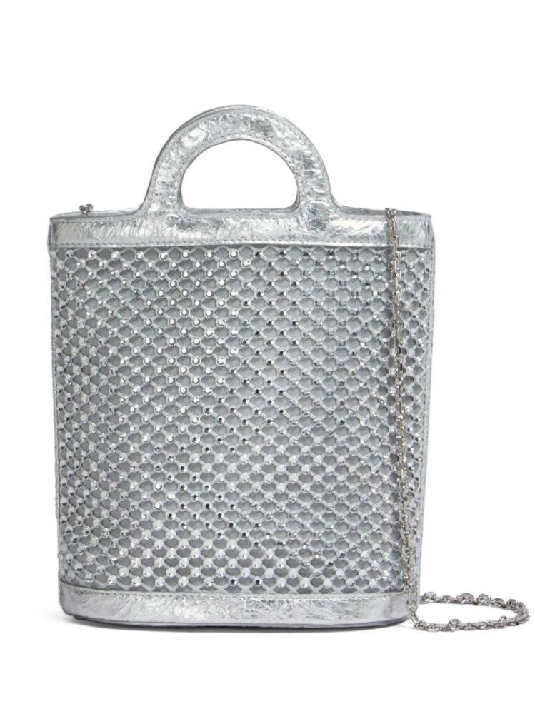 Marni metallic bucket bag - Silver Cover