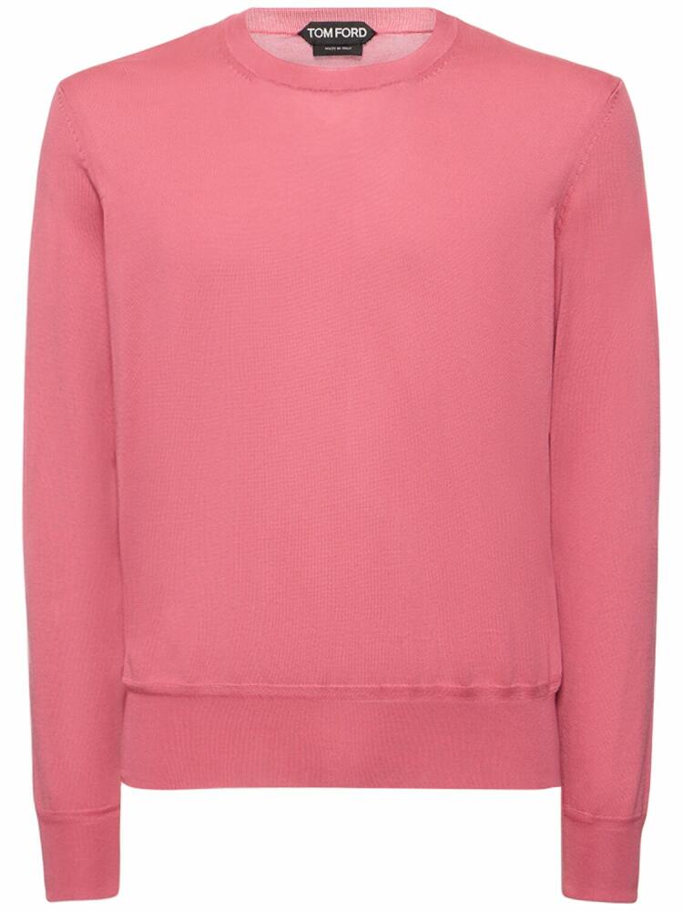 TOM FORD Superfine Cotton Crewneck Sweater Cover