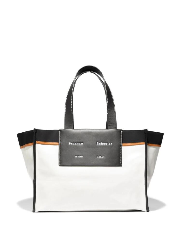 Proenza Schouler White Label XL Morris coated tote bag - Black Cover