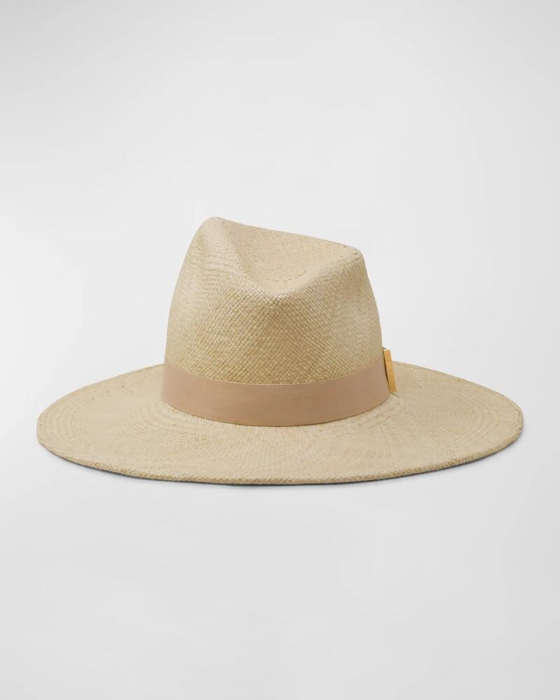 Gigi Burris Drake Asymmetric Straw Fedora Cover