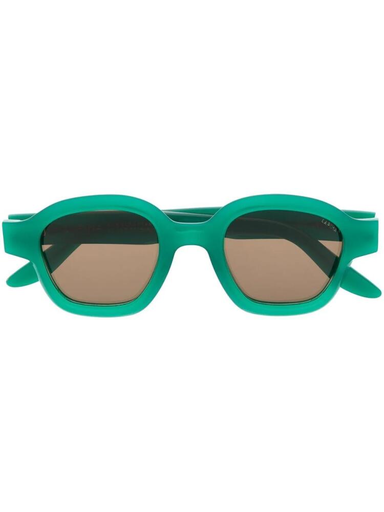 Lapima Alex square-frame sunglasses - Green Cover