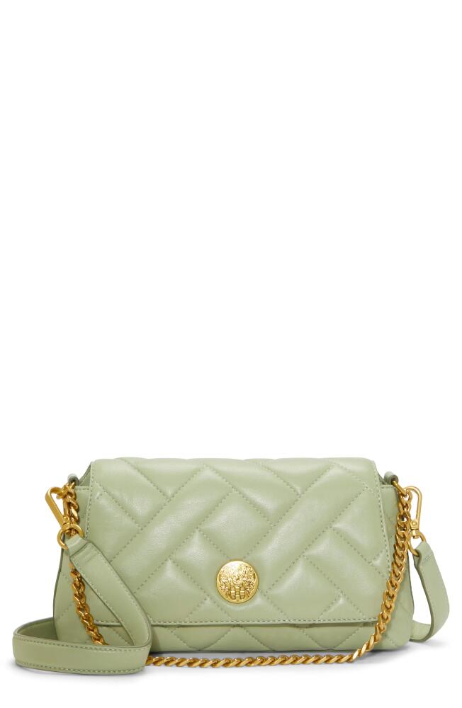 Vince Camuto Kisho Quilted Leather Crossbody Bag in Seafoam Sheep Hunter Cover