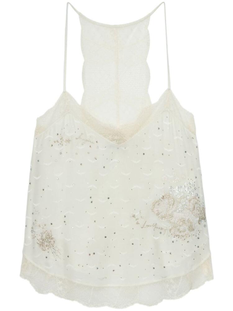 Zadig&Voltaire Claudy Jac Wings top - Neutrals Cover