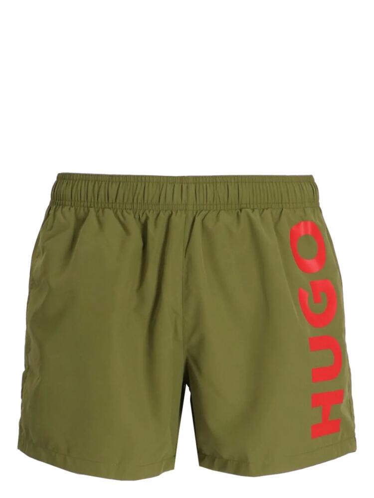 HUGO Abas swim shorts - Green Cover