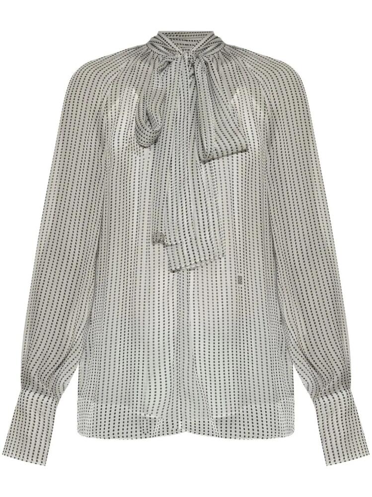 Givenchy polka-dot silk blouse - White Cover