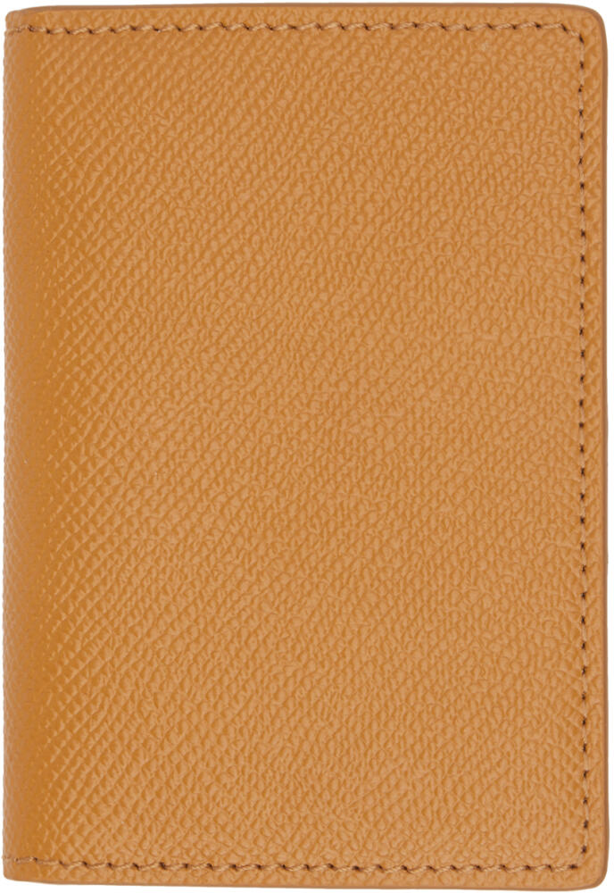 Maison Margiela Orange Four Stitches Card Holder Cover