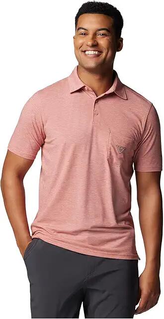 Columbia PFG Uncharted Polo (Sandalwood Pink Heather) Men's Clothing Cover