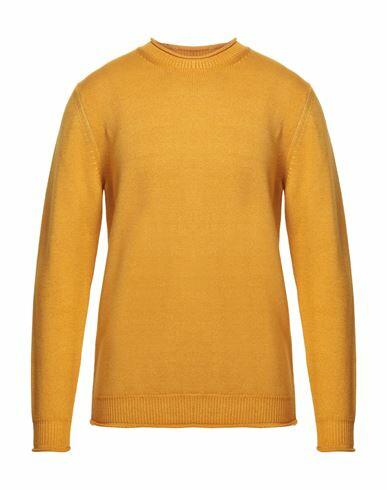 Altea Man Sweater Ocher Virgin Wool Cover