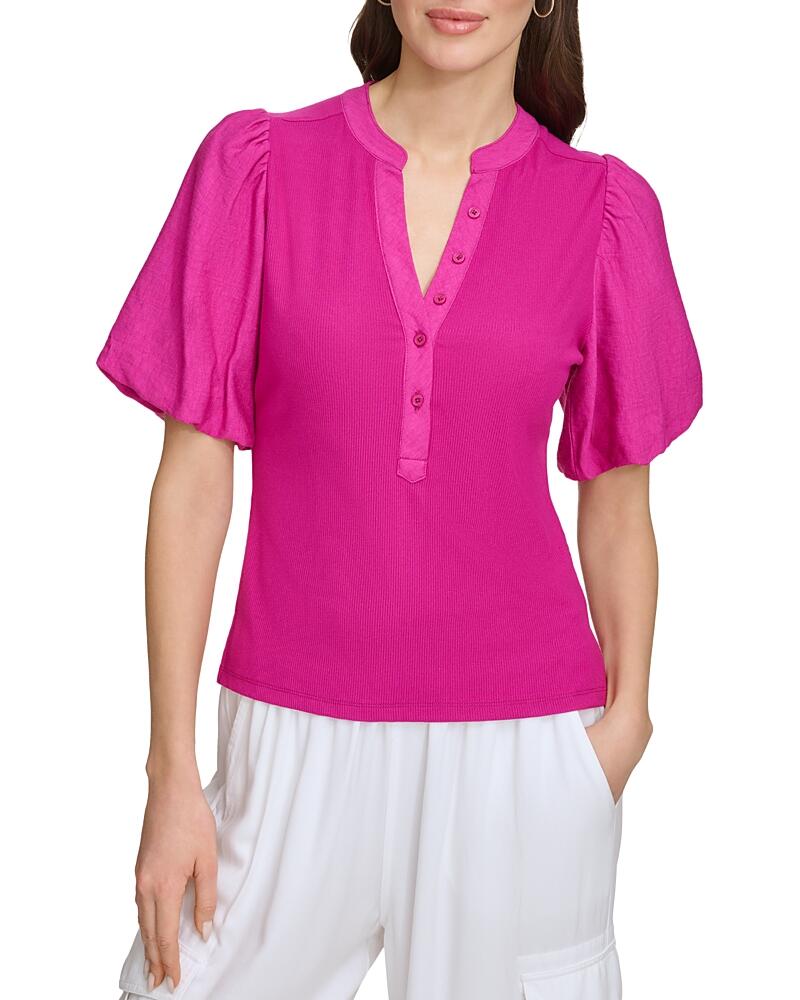 Dkny Puffed Sleeve Top Cover