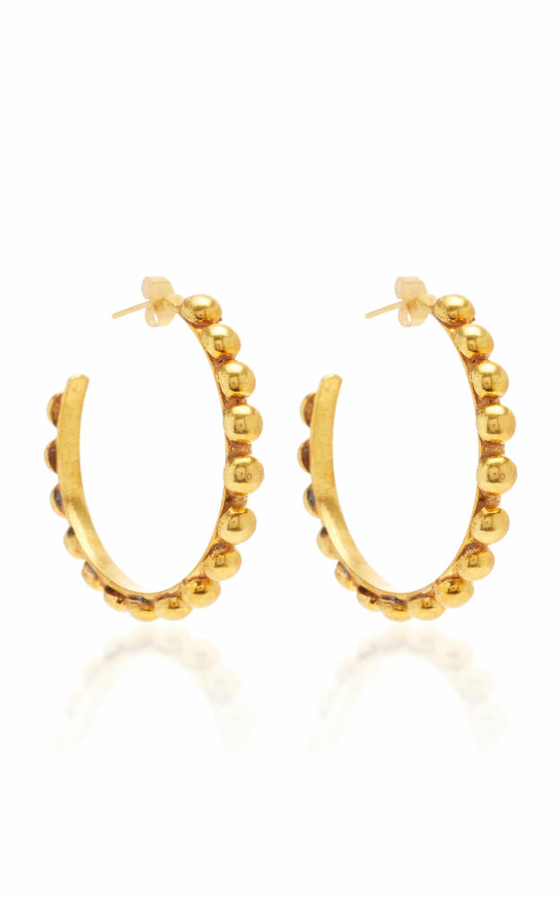 Sylvia Toledano - Tribal Gold-Plated Hoop Earrings - Gold - Gifts For Her Cover