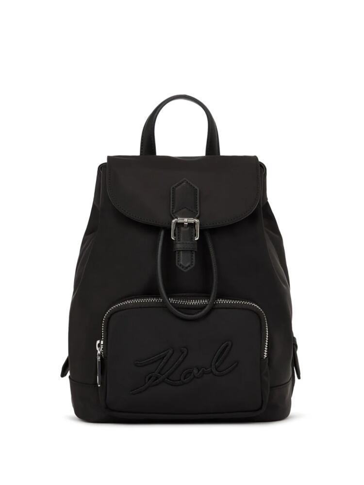 Karl Lagerfeld Signature backpack - Black Cover