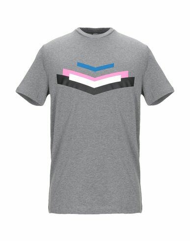 Bikkembergs Man T-shirt Grey Cotton, Elastane Cover