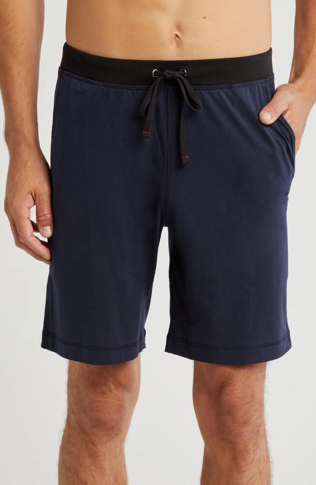 Daniel Buchler Peruvian Pima Cotton Lounge Shorts in Midnight Cover