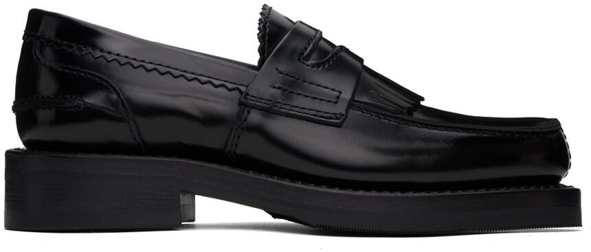 OUR LEGACY Black Fringed Loafers Cover