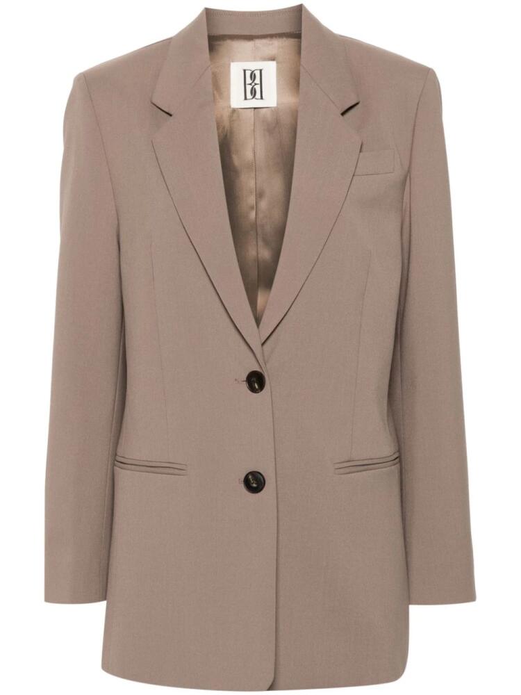 By Malene Birger Ophie single-breasted blazer - Neutrals Cover