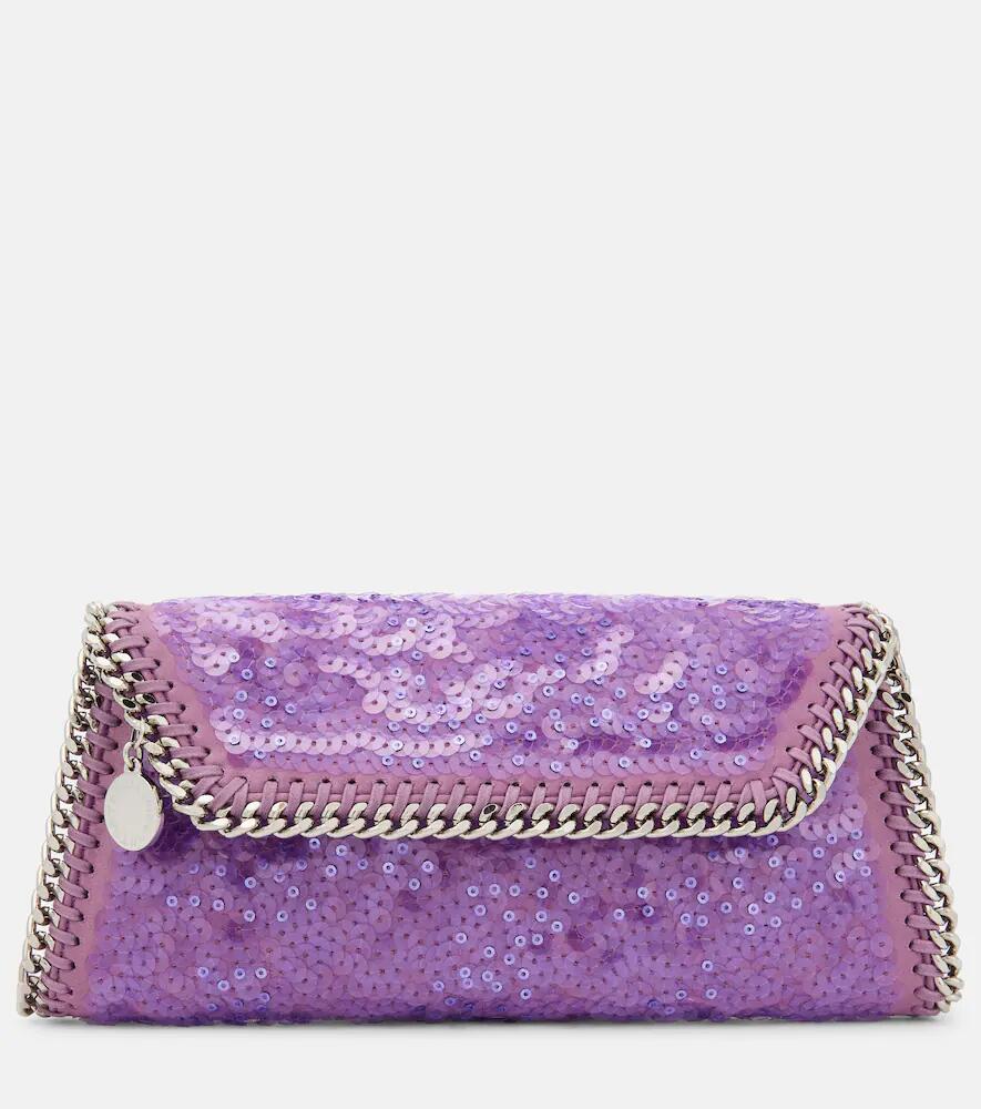 Stella McCartney Falabella sequined clutch Cover