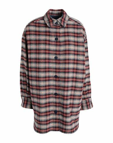 See By Chloé Woman Shirt Brick red Cotton, Polyester, Polyacrylic, Wool, Synthetic fibers Cover