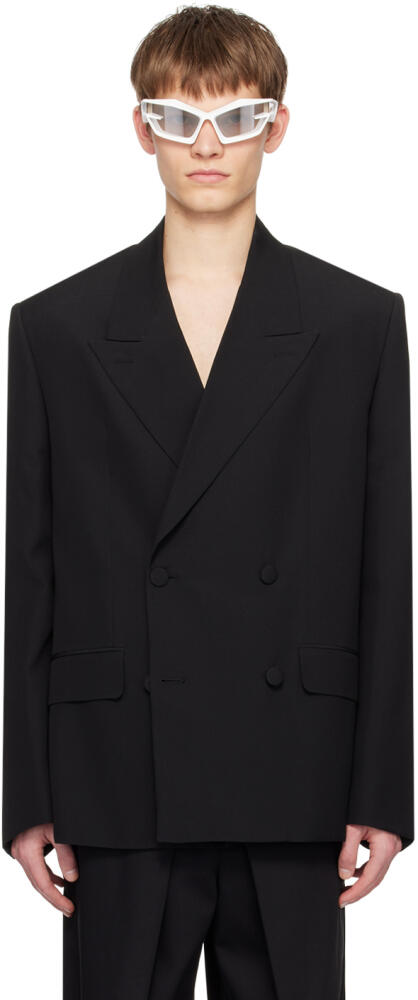 Givenchy Black Structured Blazer Cover