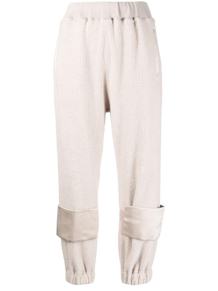 Undercover textured panel-detail track pants - White Cover