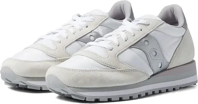 Saucony Originals Jazz Triple (White/Silver) Women's Shoes Cover