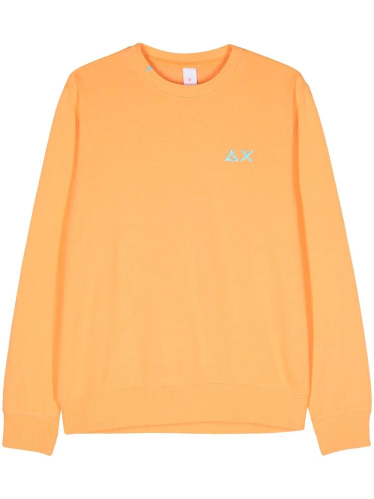 Sun 68 logo-embroidered sweatshirt - Orange Cover