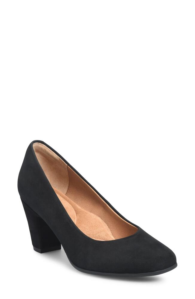 Söfft Lana Pump in Black Suede Cover