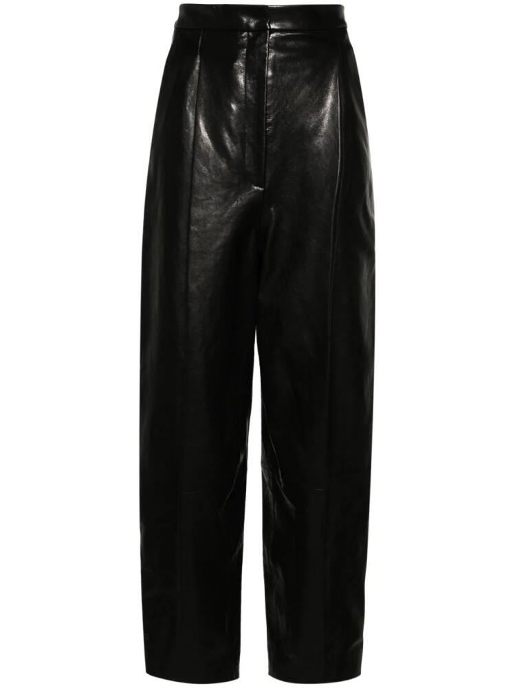 KHAITE Ashford leather tailored trousers - Black Cover