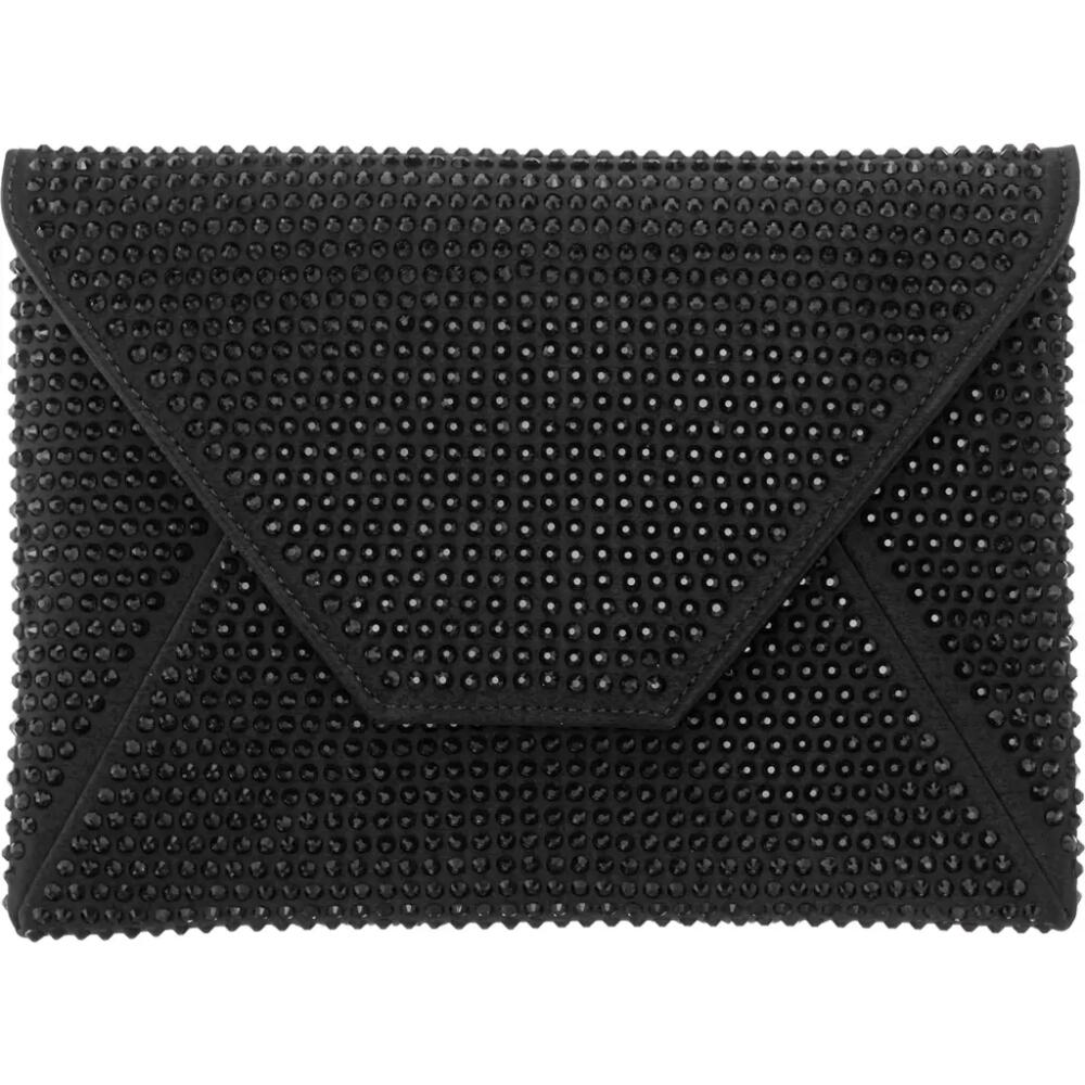 Nina Lorna Embellished Envelope Clutch in Black Cover