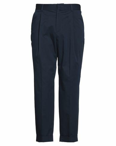 Kiefermann Man Pants Navy blue Cotton, Polyester, Elastane Cover