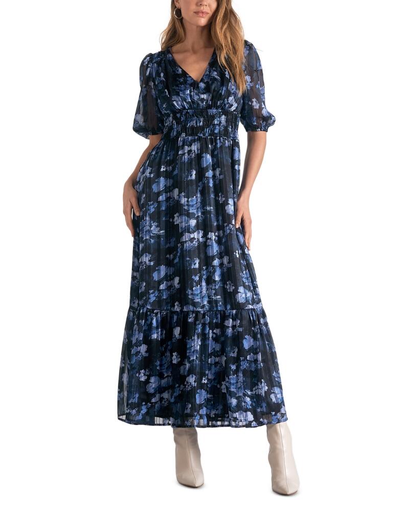 Elan V Neck Maxi Dress Cover